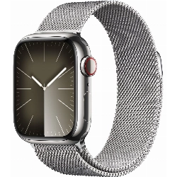 Умные часы Apple Watch Series 9 41 мм, Aluminium Case with Milanese Loop, Silver