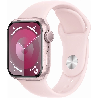 Умные часы Apple Watch Series 9 45 мм, S/M 130-180 мм, Aluminium Case with Sport Band, Pink
