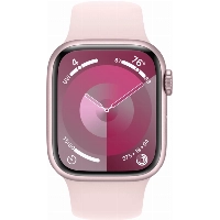 Умные часы Apple Watch Series 9 45 мм, M/L 160-210 мм, Aluminium Case with Sport Band, Pink