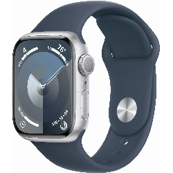 Умные часы Apple Watch Series 9 45 мм, M/L 160-210 мм, Aluminium Case with Sport Band, Silver