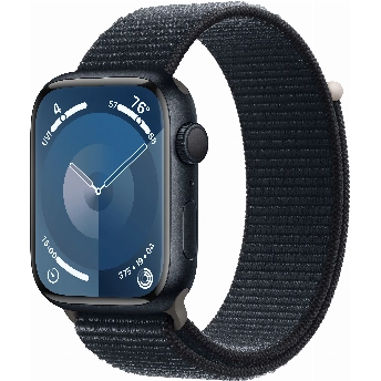 Умные часы Apple Watch Series 9 45 мм, Aluminium Case with Sport Loop, Midnight