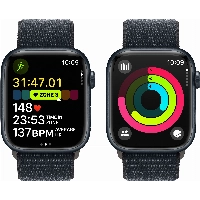 Умные часы Apple Watch Series 9 41 мм, Aluminium Case with Sport Loop, Midnight