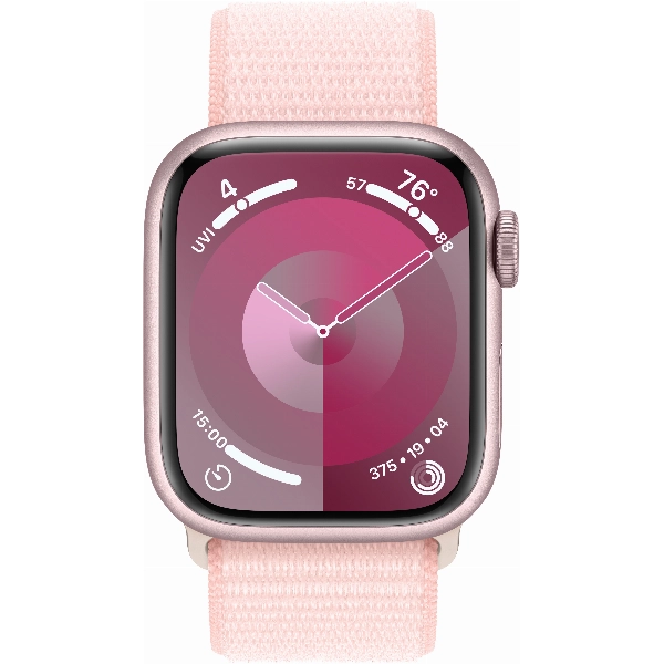 Умные часы Apple Watch Series 9 41 мм, Aluminium Case with Sport Loop, Pink