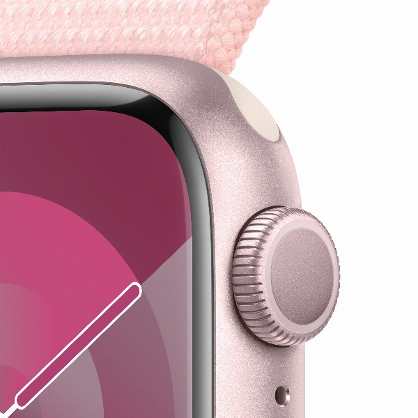 Умные часы Apple Watch Series 9 41 мм, Aluminium Case with Sport Loop, Pink
