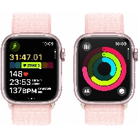 Умные часы Apple Watch Series 9 41 мм, Aluminium Case with Sport Loop, Pink