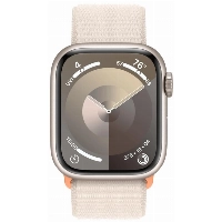 Умные часы Apple Watch Series 9 45 мм, Aluminium Case with Sport Loop, Starlight