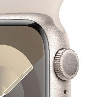 Умные часы Apple Watch Series 9 45 мм, Aluminium Case with Sport Loop, Starlight