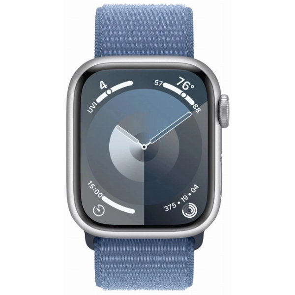Умные часы Apple Watch Series 9 41 мм, Aluminium Case with Sport Loop, Winter Blue