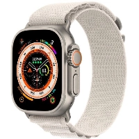 Умные часы Apple Watch Ultra 49 мм, M 145-190 мм, Titanium Case with Alpine Loop, Starlight