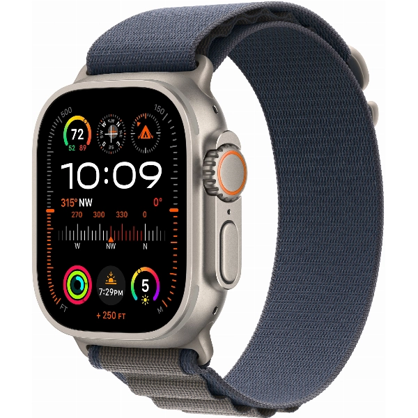 Умные часы Apple Watch Ultra 2 49 мм, S 130-160 мм, Titanium Case with Alpine Loop, Blue