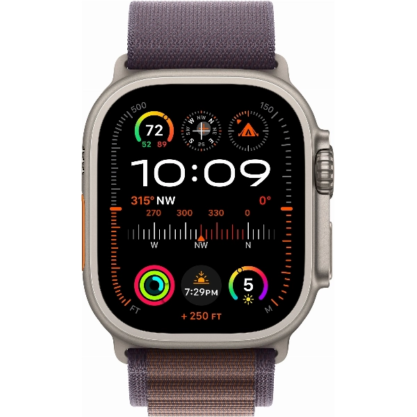 Умные часы Apple Watch Ultra 2 49 мм, L 165-210 мм, Titanium Case with Alpine Loop, Indigo
