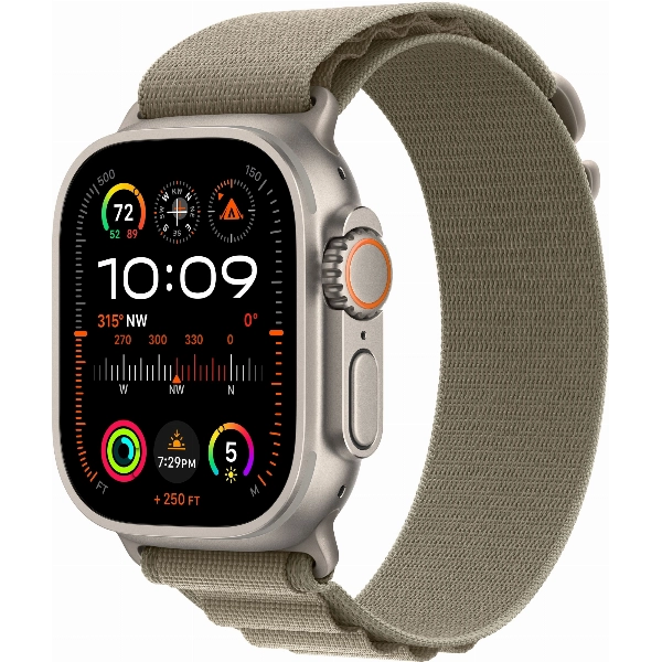 Умные часы Apple Watch Ultra 2 49 мм, S 130-160 мм, Titanium Case with Alpine Loop, Olive