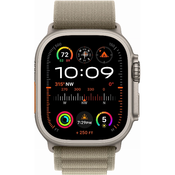 Умные часы Apple Watch Ultra 2 49 мм, S 130-160 мм, Titanium Case with Alpine Loop, Olive