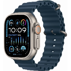 Умные часы Apple Watch Ultra 2 49 мм, Titanium Case with Ocean Band, Blue