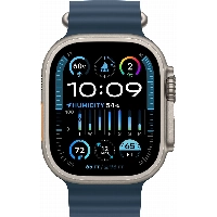 Умные часы Apple Watch Ultra 2 49 мм, Titanium Case with Ocean Band, Blue