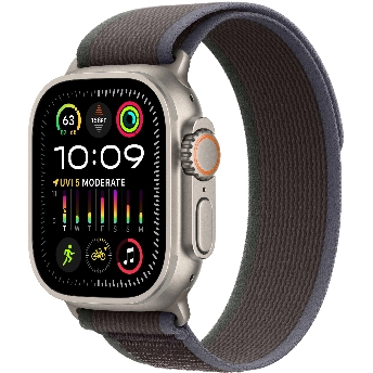 Умные часы Apple Watch Ultra 2 49 мм, M/L 145-220 мм, Titanium Case with Trail Loop, Blue/Black