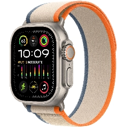 Умные часы Apple Watch Ultra 2 49 мм, S/M 130-180 мм, Titanium Case with Trail Loop, Orange/Beige