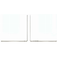 Ноутбук Apple MacBook Air 15 2025 2880x1864, Apple M4, RAM 24 ГБ, SSD 512 ГБ, Apple graphics 10-core, macOS, MC6K4, Starlight, сияющая звезда