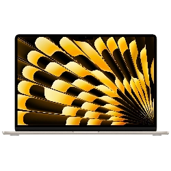 Ноутбук Apple MacBook Air 15 2025 2880x1864, Apple M4, RAM 16 ГБ, SSD 512 ГБ, Apple graphics 10-core, macOS, MW1K3, Starlight, сияющая звезда