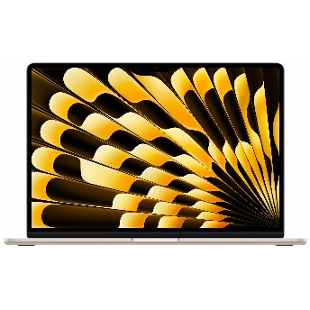 Ноутбук Apple MacBook Air 15 2024 2880x1864, Apple M3, RAM 24 ГБ, SSD 2048 ГБ, Apple graphics 10-core, macOS, Z1JF000K7, Starlight, сияющая звезда