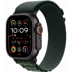 Смарт-часы Apple Watch Ultra 2 2024 49 мм, Black Titanium Case with Dark Green Alpine Loop - M