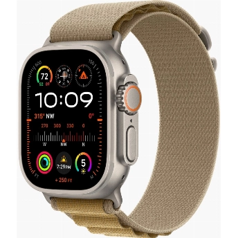 Смарт-часы Apple Watch Ultra 2 2024 49 мм, Natural Titanium Case with Tan Alpine Loop - S