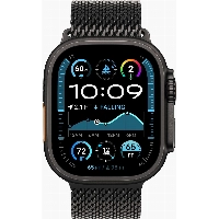 Смарт-часы Apple Watch Ultra 2 2024 49 мм, Black Titanium Case with Black Milanese Loop - M