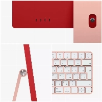 Моноблок Apple iMac 24" 2021 MJVA3, 4480x2520, Apple M1, RAM 8 ГБ, SSD 256 ГБ, 8-core CPU, 7-core GPU, MacOS, Pink, розовый