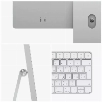 Моноблок Apple iMac 24 2023 MGPC3, 4480x2520, Apple M1, RAM 8 GB, SSD 256 GB, 8-core CPU, 8-core GPU, MacOS, Silver