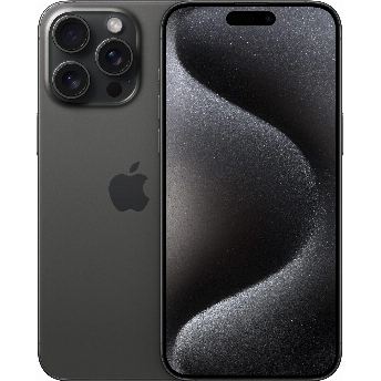 Смартфон Apple iPhone 15 Pro Max 512 ГБ, Dual eSim, Black titanium, черный титан