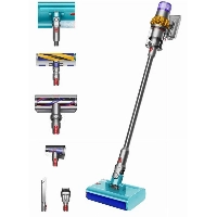 Пылесос Dyson V15s Detect submarine (SV47), Yellow/Nickel