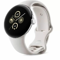 Умные часы Google Pixel Watch 2, 41 мм, Polished Silver/Porcelain, серебристый/бежевый