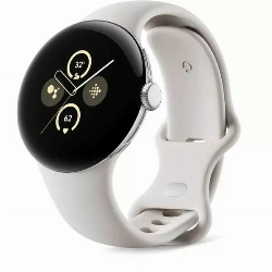 Умные часы Google Pixel Watch 2, 41 мм, Polished Silver/Porcelain, серебристый/бежевый