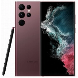 Смартфон Samsung Galaxy S22 Ultra 5G, 8/128 GB, Dual: nano SIM + eSIM, Snapdragon Burgundy