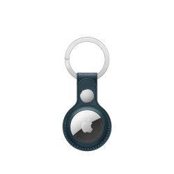 Брелок для Apple AirTag Leather Key Ring (MHJ23), Baltic Blue, синий