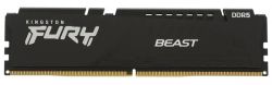 Оперативная память Kingston Fury Beast Black, 16 ГБ (KF556C40BB16) 