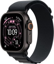 Умные часы Apple Watch Ultra 3 49 мм, Black Titanium Case with Black Alpine Loop, M