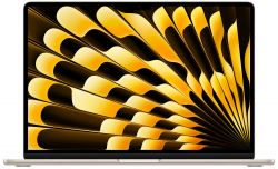 Ноутбук Apple MacBook Air 15 2024 2880x1864, Apple M3, RAM 16 ГБ, SSD 1024 ГБ, Apple graphics 10-core, macOS, Z1GF000KG, Starlight, сияющая звезда