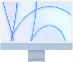Моноблок Apple iMac 24 2023 MQRR3, 4480x2520, Apple M3, RAM 8 ГБ, SSD 512 ГБ, 8-core CPU, 10-core GPU, MacOS, Blue, синий