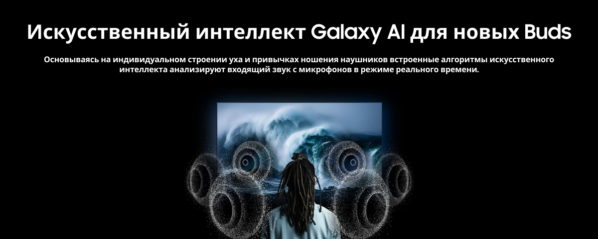 Беспроводные наушники Samsung Galaxy Buds 3, Silver