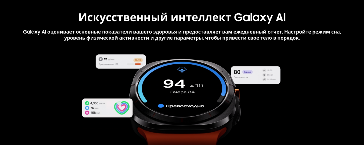 Умные часы Samsung Galaxy Watch Ultra 7 47 мм LTE, Gray, серый 